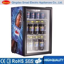 Single Door Mini Cerveja Fria Vitrine Refrigerada